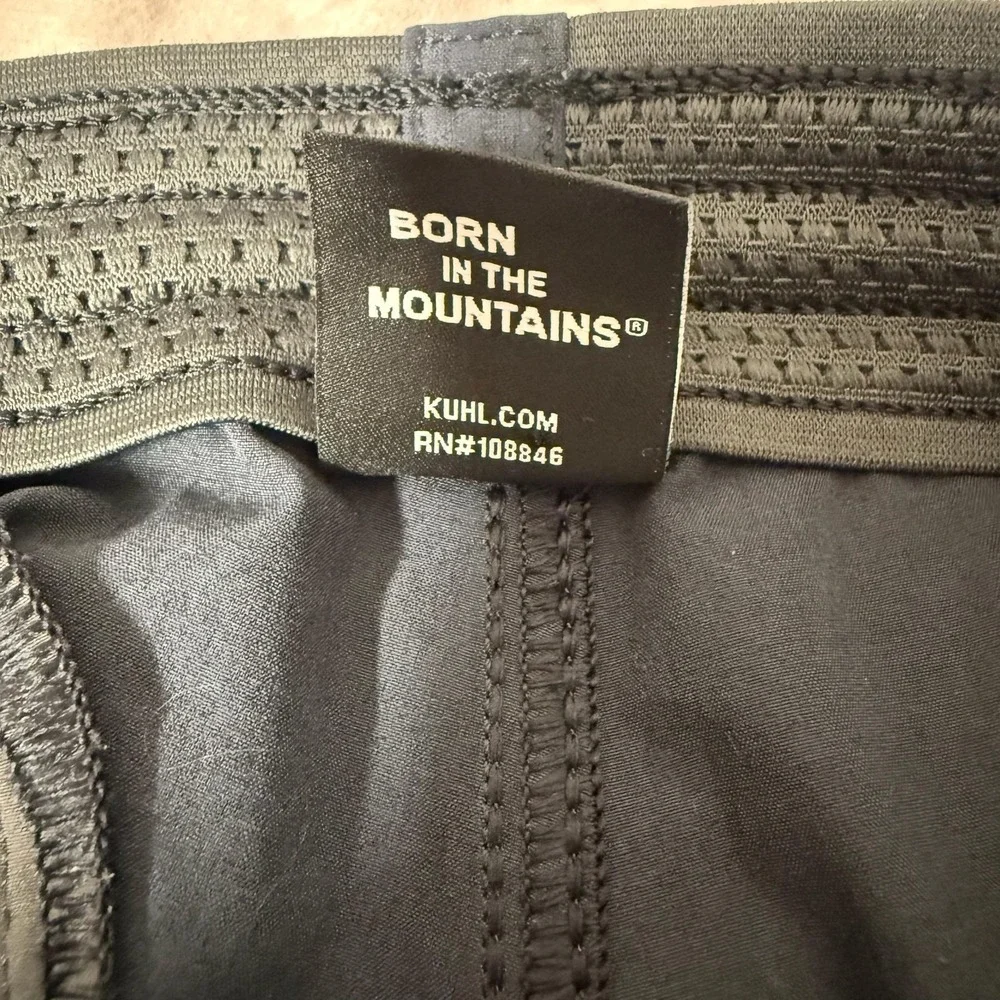 Kuhl Freeflex Jogger Pants Mens Small Gray Softshell Hiking Zip Pockets‎ Stretch